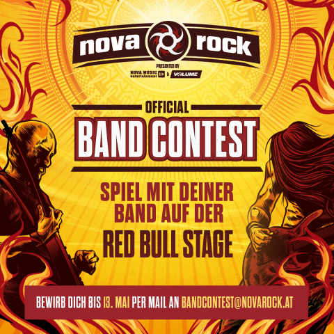 BANDCONTEST: Spiel mit deiner Band am Nova Rock!