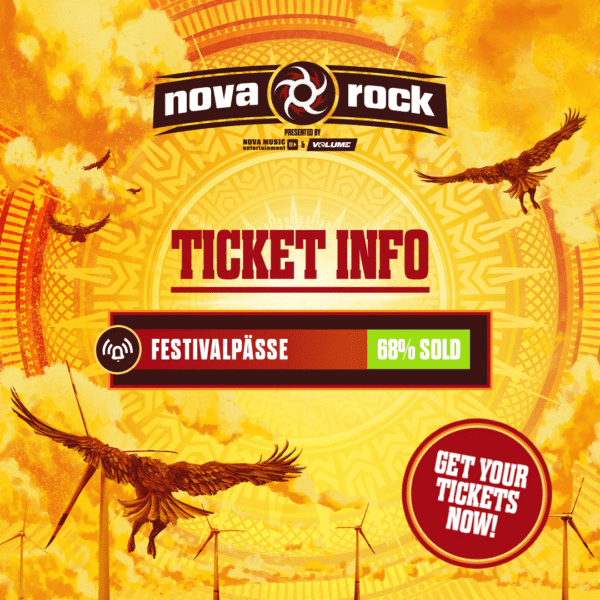 Festivalpässe zu 68% ausverkauft!