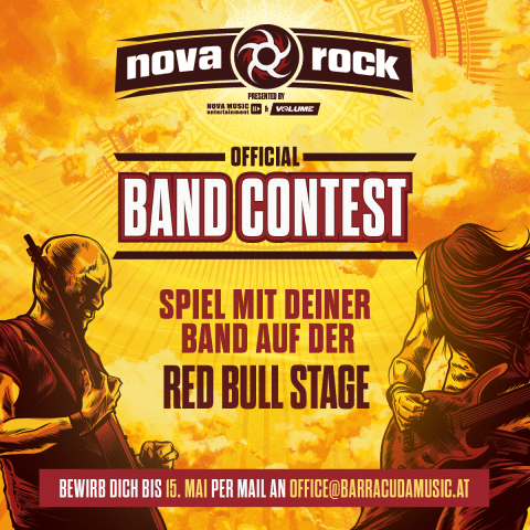 Bewirb dich mit deiner Band für das Nova Rock 2023!