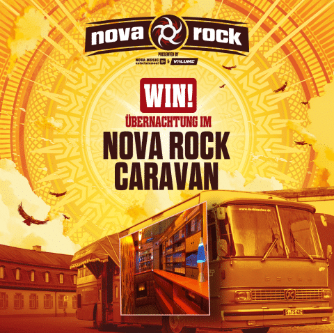 Gewinne eine 4-Tage-Übernachtung im Nova Rock Caravan!