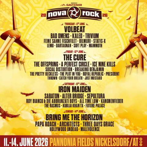 Line-Up Änderung & Glamping sold out!