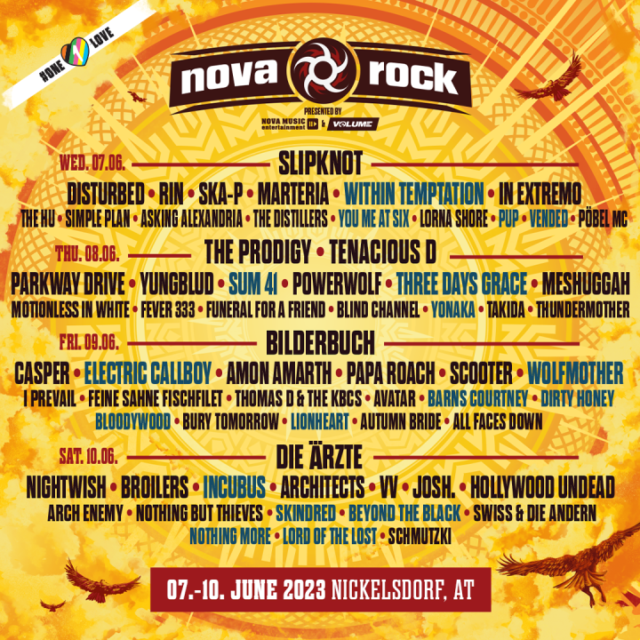 Nova Rock Festival | 09.-12. Juni 2022